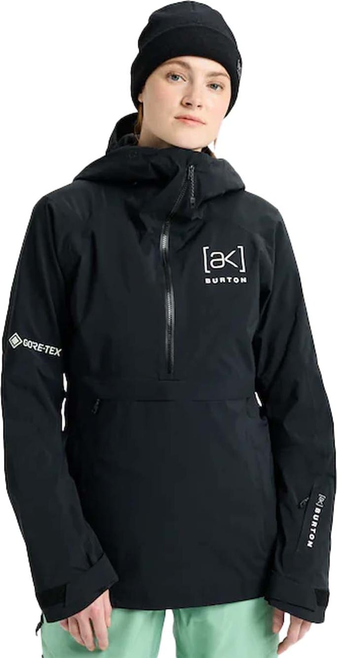 Burton Womens Ak Gore Kimmy Anorak True Black Burton