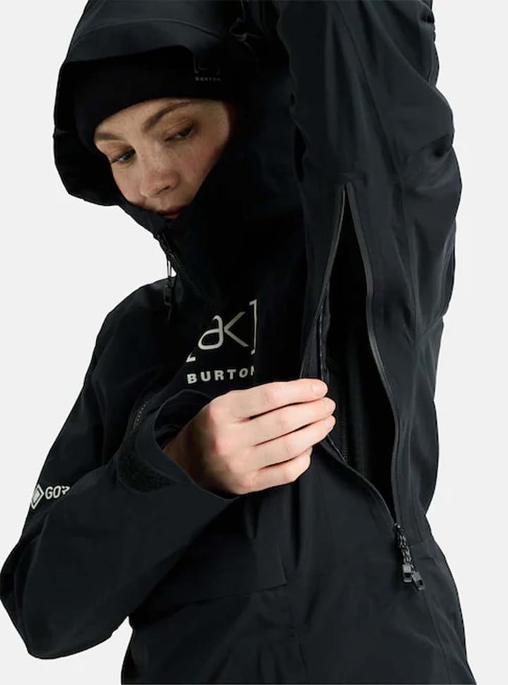 Burton Womens Ak Gore Kimmy Anorak True Black Burton