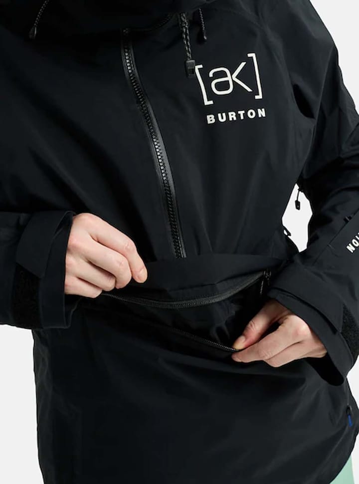 Burton Womens Ak Gore Kimmy Anorak True Black Burton