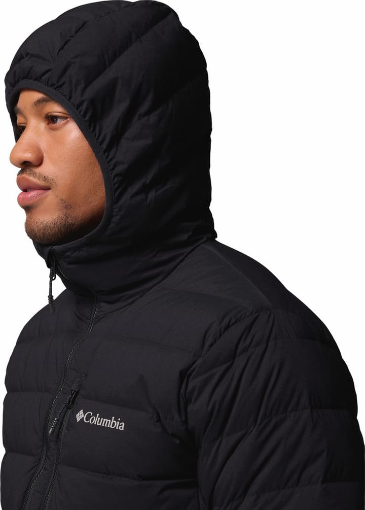 Columbia Men's Drift Peak Stretch Down Hooded Jacket Black Columbia