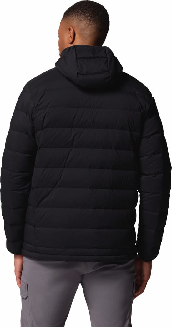 Columbia Men's Drift Peak Stretch Down Hooded Jacket Black Columbia