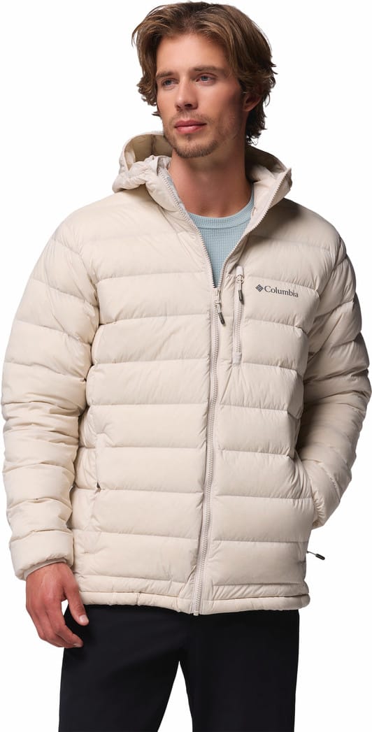 Columbia Men's Drift Peak Stretch Down Hooded Jacket Dark Stone Columbia