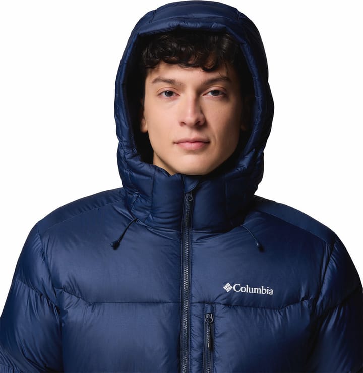 Columbia Men's Cloudview Down Hooded Jacket Collegiate Navy Columbia Columbia Men's Cloudview Down Hooded Jacket Collegiate Navy Columbia