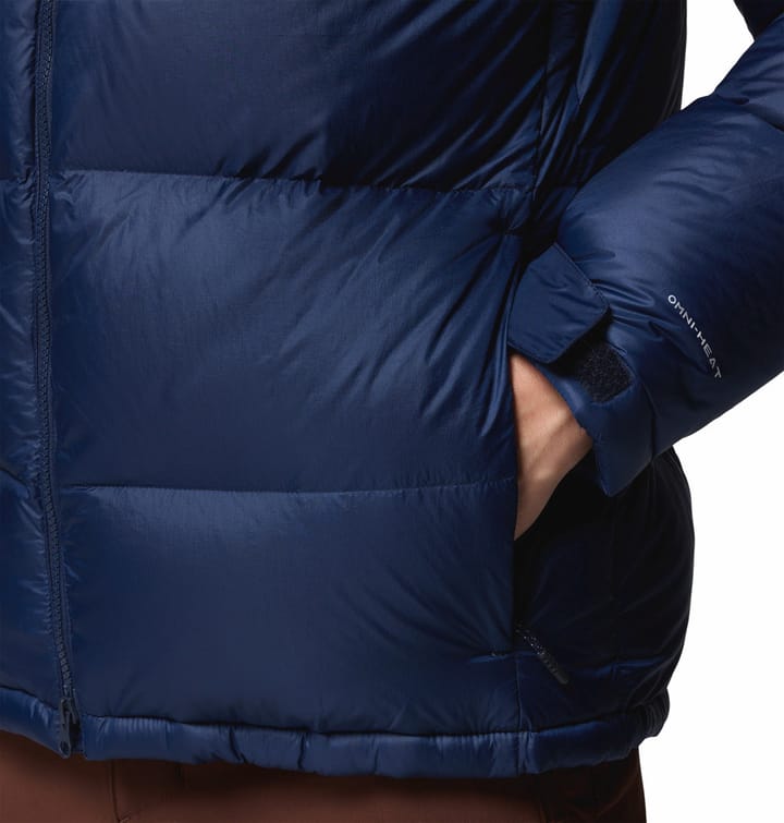Columbia Men's Cloudview Down Hooded Jacket Collegiate Navy Columbia