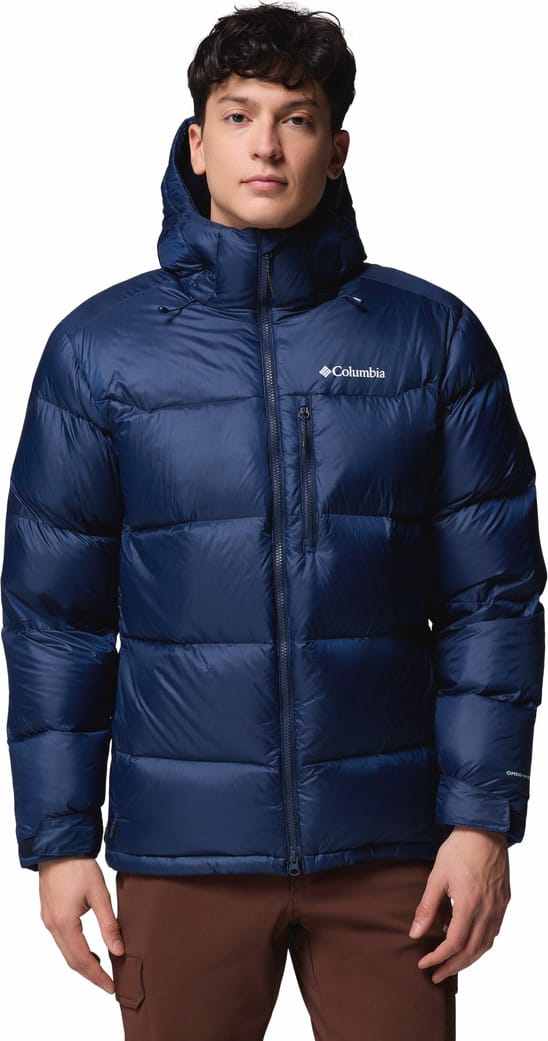 Columbia Men's Cloudview Down Hooded Jacket Collegiate Navy Columbia Columbia Men's Cloudview Down Hooded Jacket Collegiate Navy Columbia