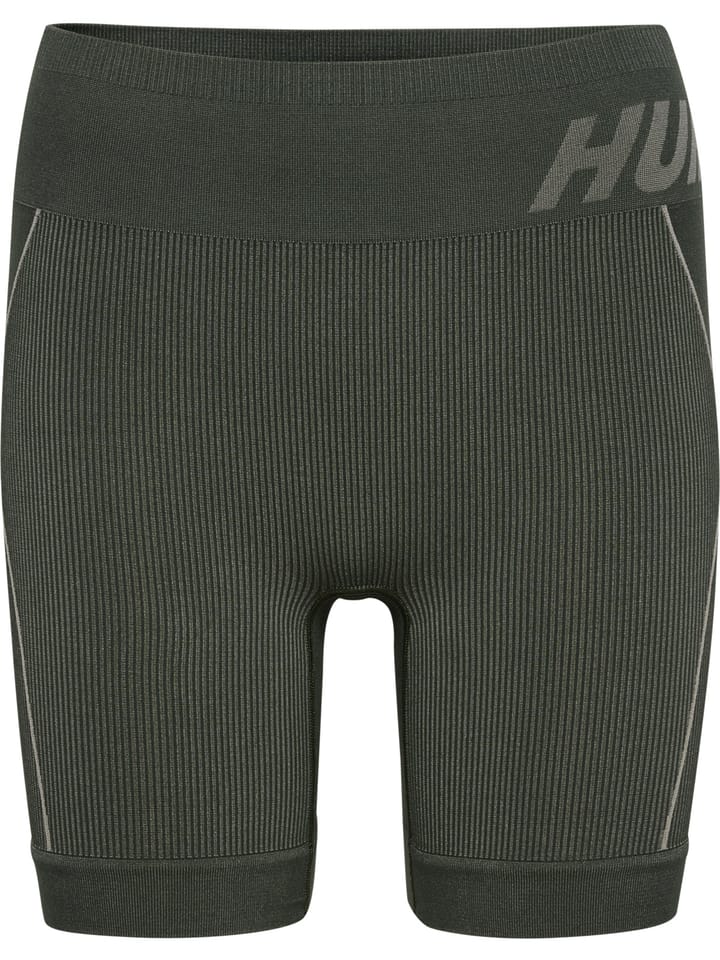 Hummel Hmlte Christel Seamless Shorts Climbing Ivy/Seagrass Melange Hummel