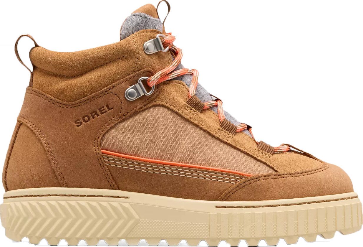 Sorel Women's Ona Ave Peak Boot Waterproof Velvet Tan, Honey White