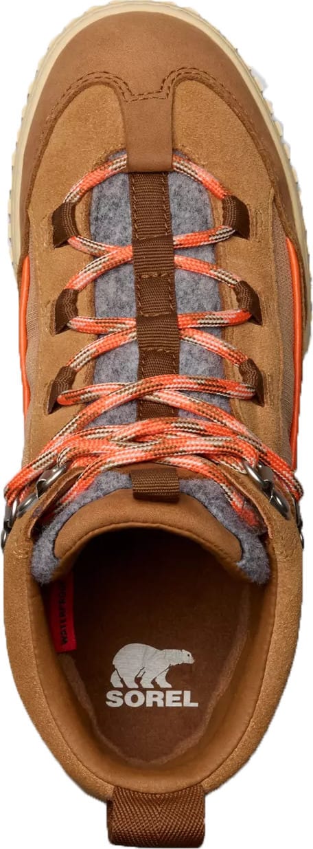Sorel Women's Ona Ave Peak Boot Waterproof Velvet Tan, Honey White