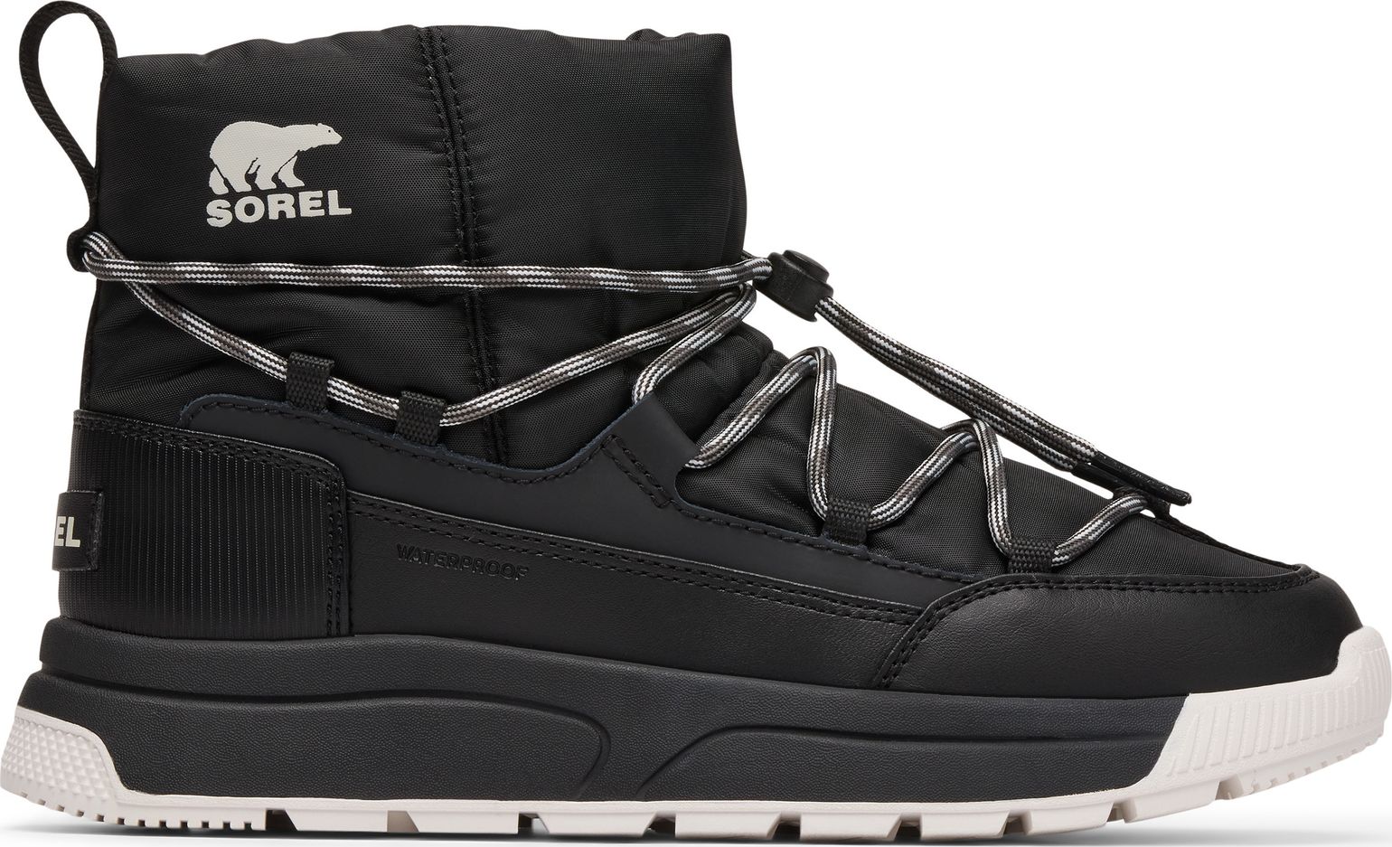 Sorel Women's Whitney™ III Slip-On Waterproof Black, Sea Salt