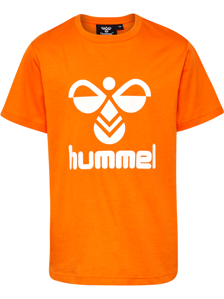 Kids' hmlTRES T-Shirt Short Sleeve Persimmon Orange Hummel