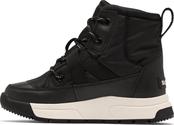Sorel Youth Whitney™ III Mid Waterproof Black, Sea Salt Sorel