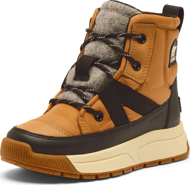 Sorel Youth Whitney™ III Mid Waterproof Tawny Buff, Black Sorel