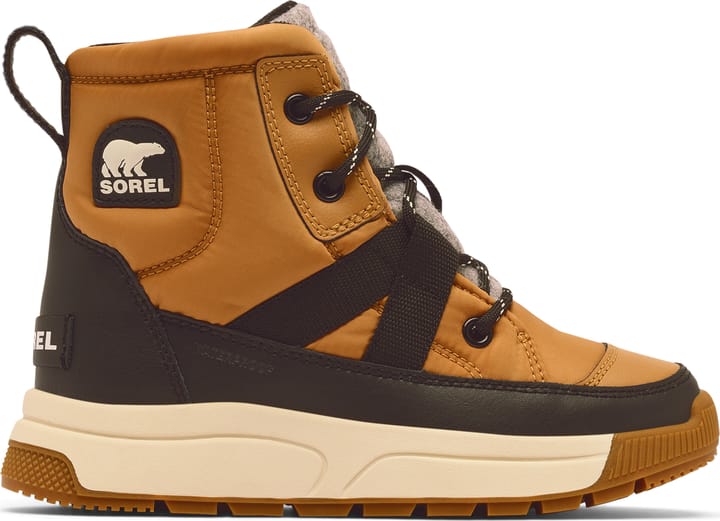Sorel Youth Whitney™ III Mid Waterproof Tawny Buff, Black Sorel