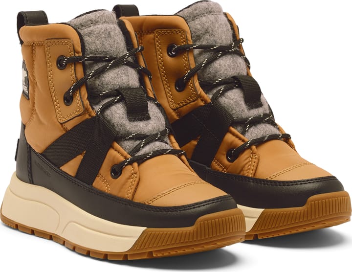 Sorel Youth Whitney™ III Mid Waterproof Tawny Buff, Black Sorel