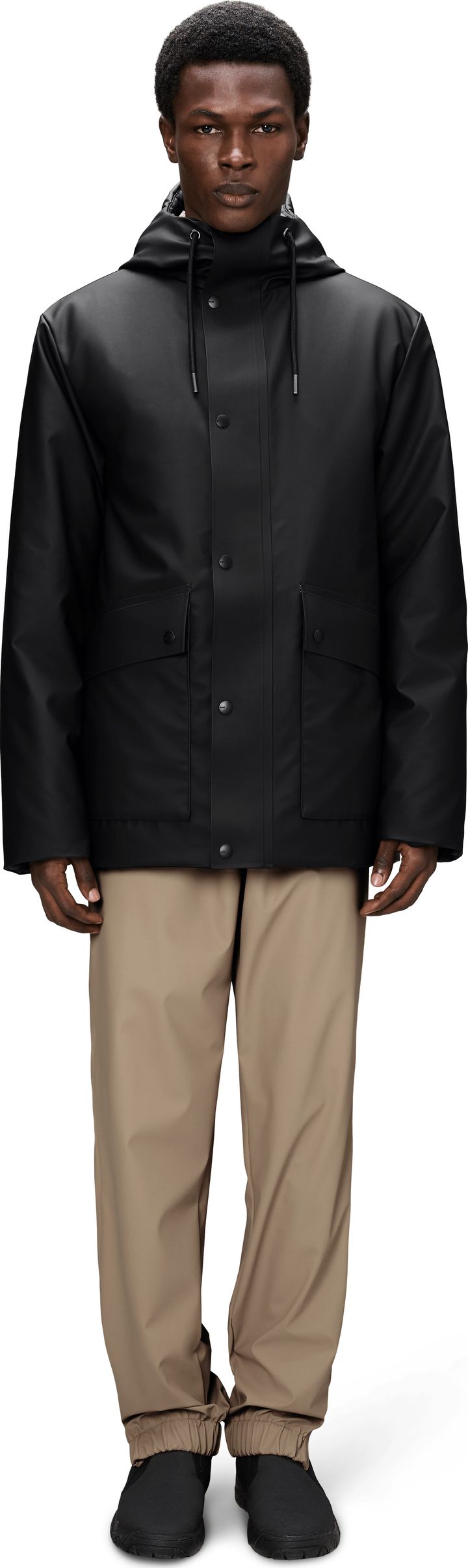 Rains Unisex Nome Parka W3T3 Black Rains Rains Unisex Nome Parka W3T3 Black Rains