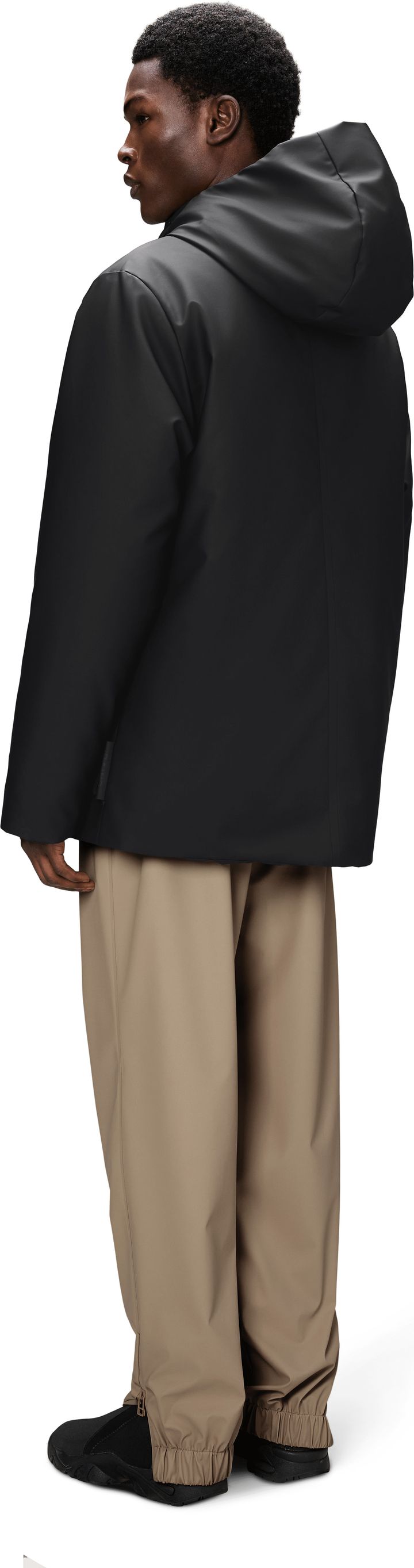 Rains Unisex Nome Parka W3T3 Black Rains