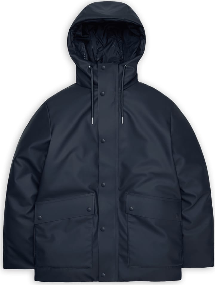 Rains Unisex Nome Parka W3T3 Navy Rains Rains Unisex Nome Parka W3T3 Navy Rains