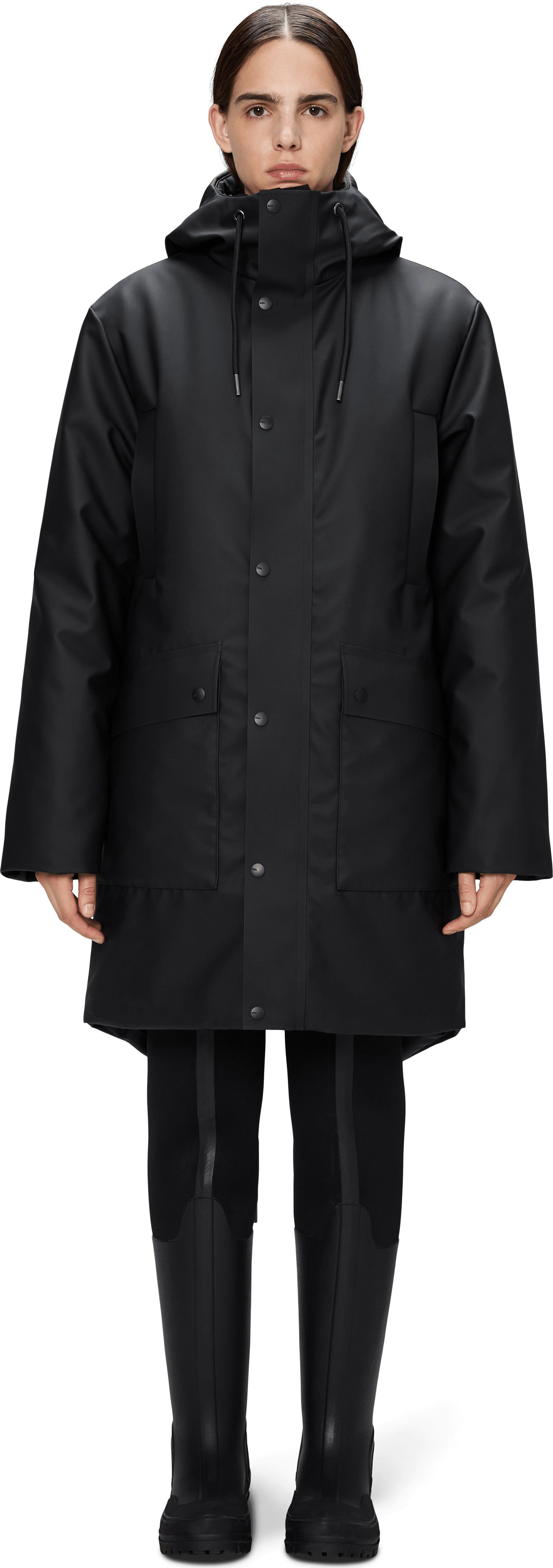 Buy Rains Unisex Nome Long Parka W3T3 Black here Outnorth