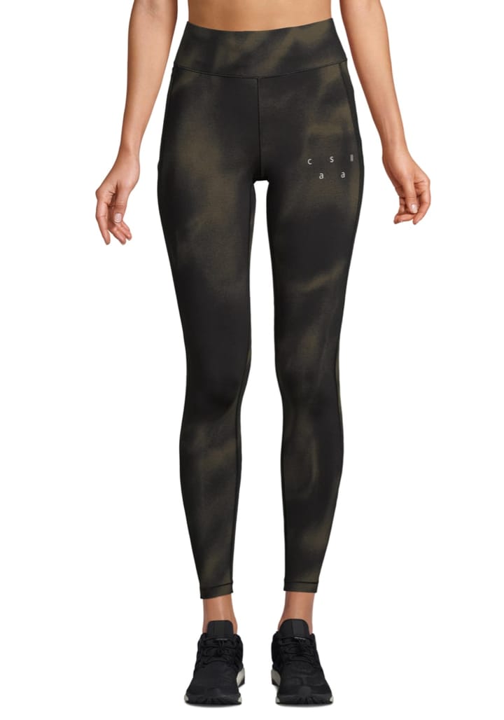 Casall Essential Tights Printed Haze Dk Green Casall Casall Essential Tights Printed Haze Dk Green Casall