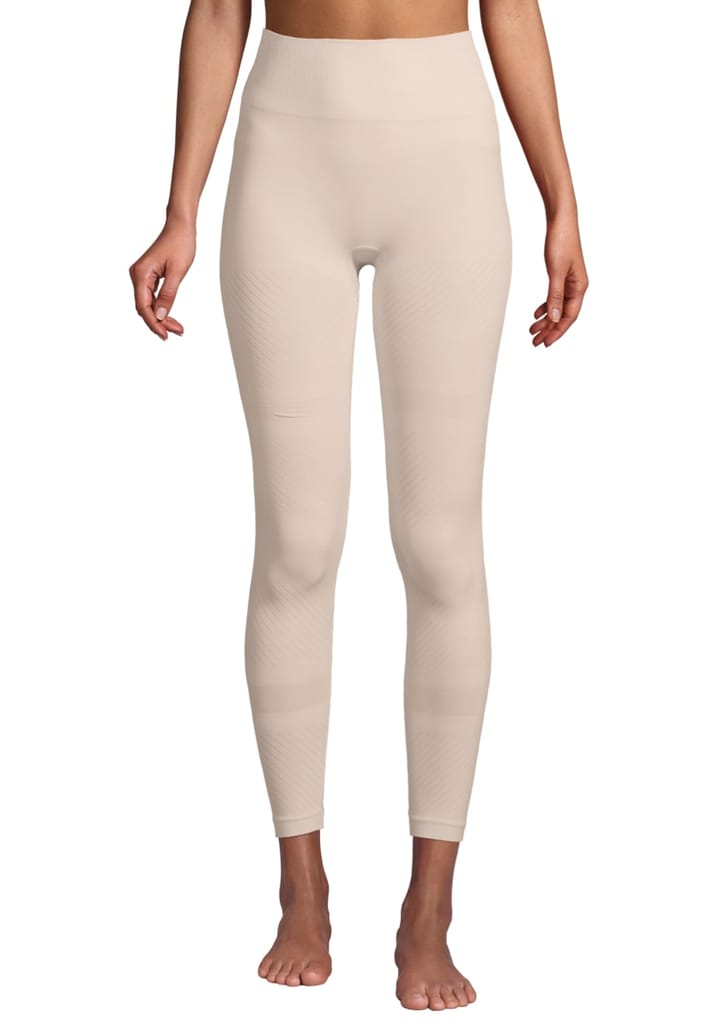Casall Women's Essential Block Seamless High Waist Tights Light Sand Casall Casall Women's Essential Block Seamless High Waist Tights Light Sand Casall
