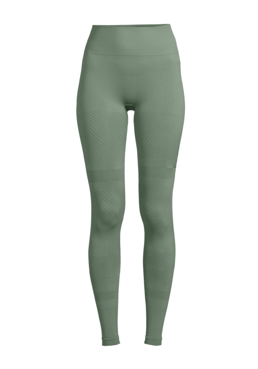 Casall Essential Block Seamless High Waist Tights Dusty Green