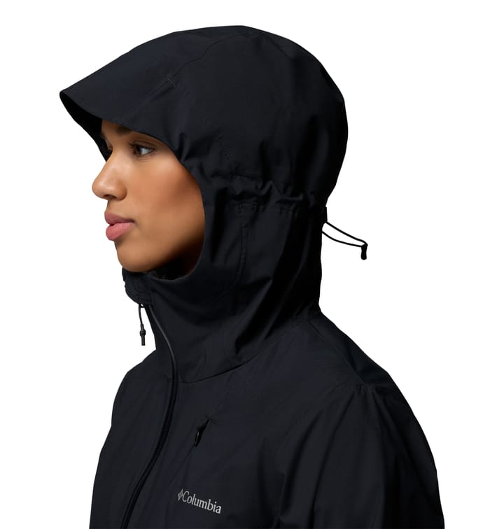 Columbia Women's Trailborne 2.5L Packable Waterproof Jacket Black Columbia