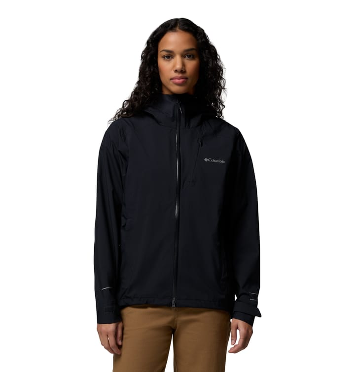 Columbia Women's Trailborne 2.5L Packable Waterproof Jacket Black Columbia