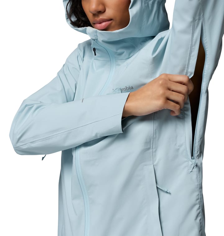 Columbia Women's Trailborne 2.5L Packable Waterproof Jacket Marine Light Columbia