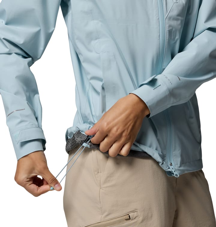 Columbia Women's Trailborne 2.5L Packable Waterproof Jacket Marine Light Columbia