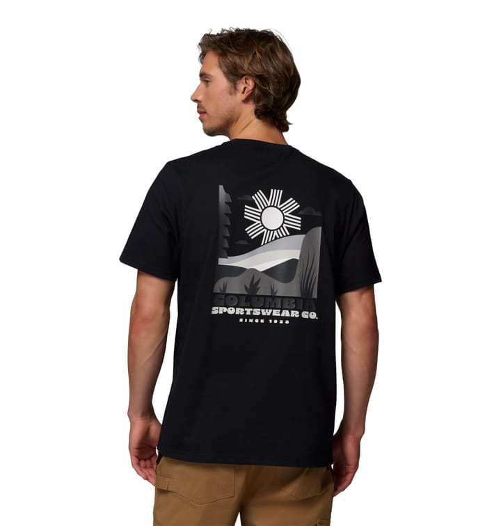 Columbia Men's CSC Outdoor Organic Cotton T-Shirt Black, Shining Sandscape Columbia