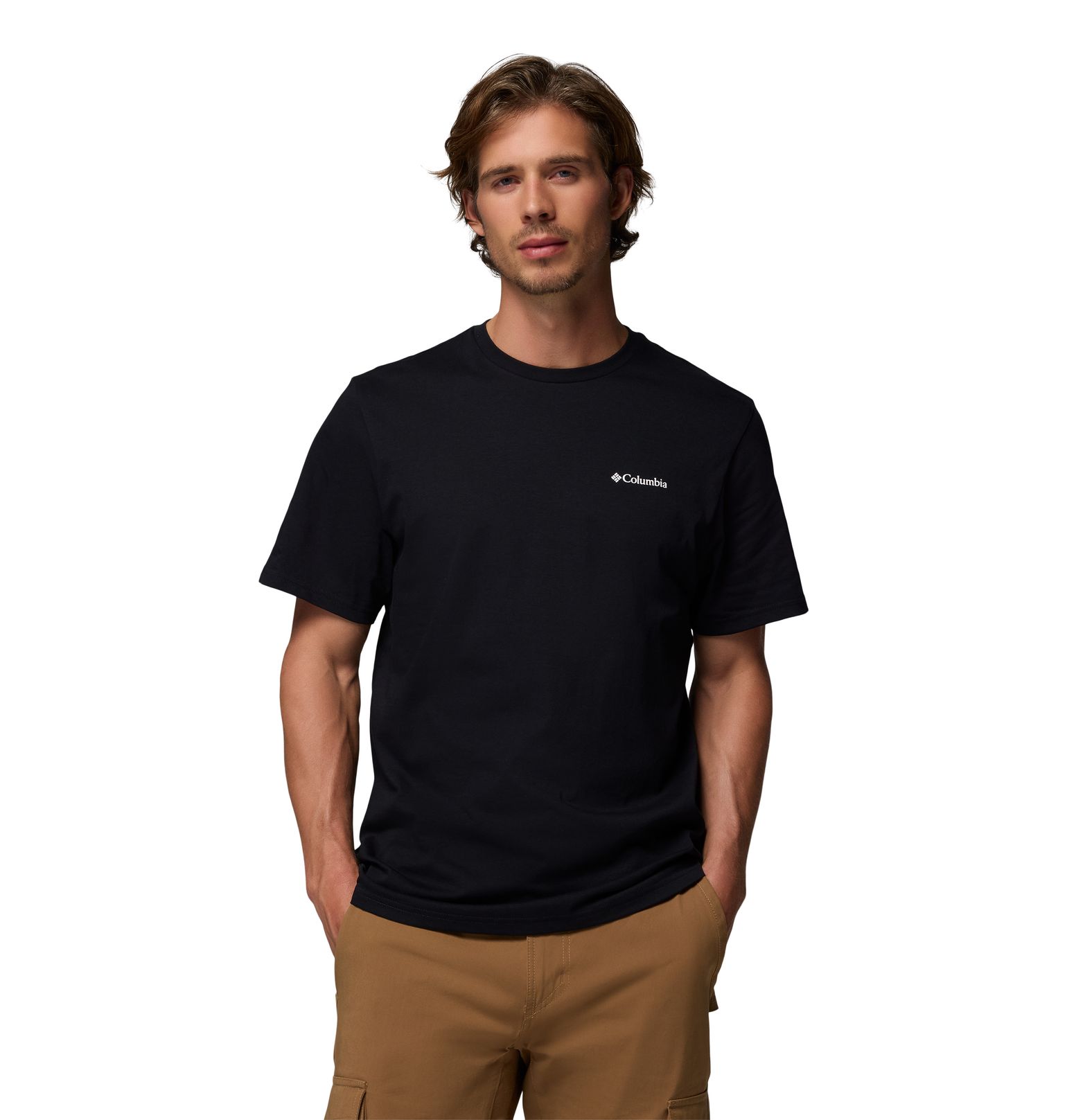 Columbia Men's CSC Outdoor Organic Cotton T-Shirt Black, Shining Sandscape