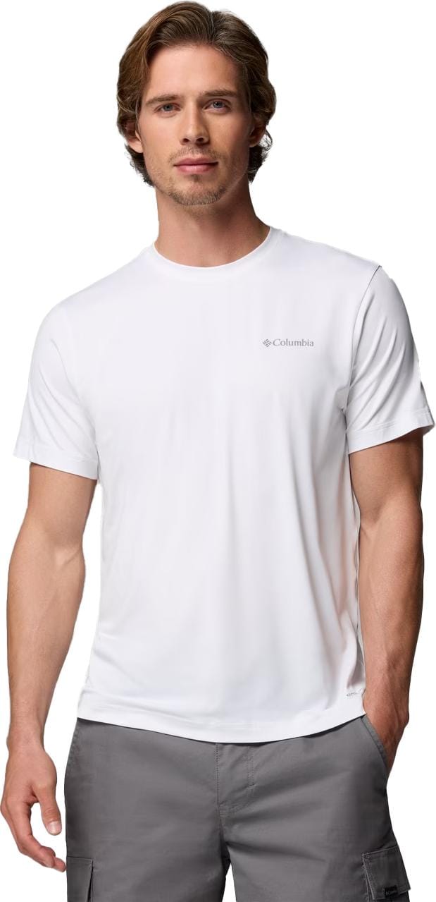 Columbia Men's CSC Outdoor Organic Cotton T-Shirt White, Scoped View Columbia