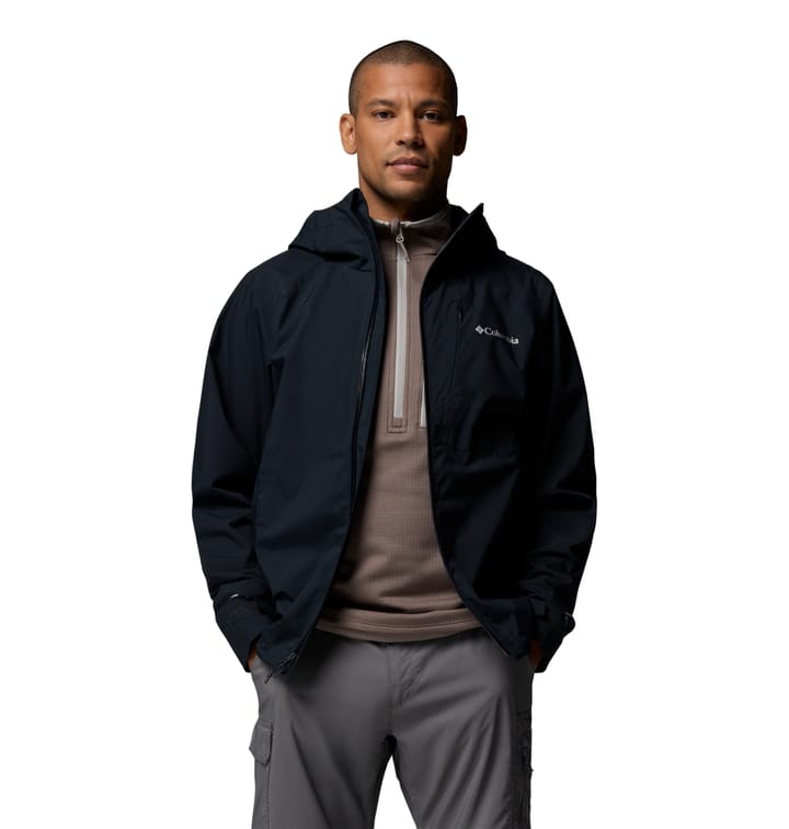 Columbia Men's Trailborne 2.5L Packable Waterproof Jacket Black Columbia