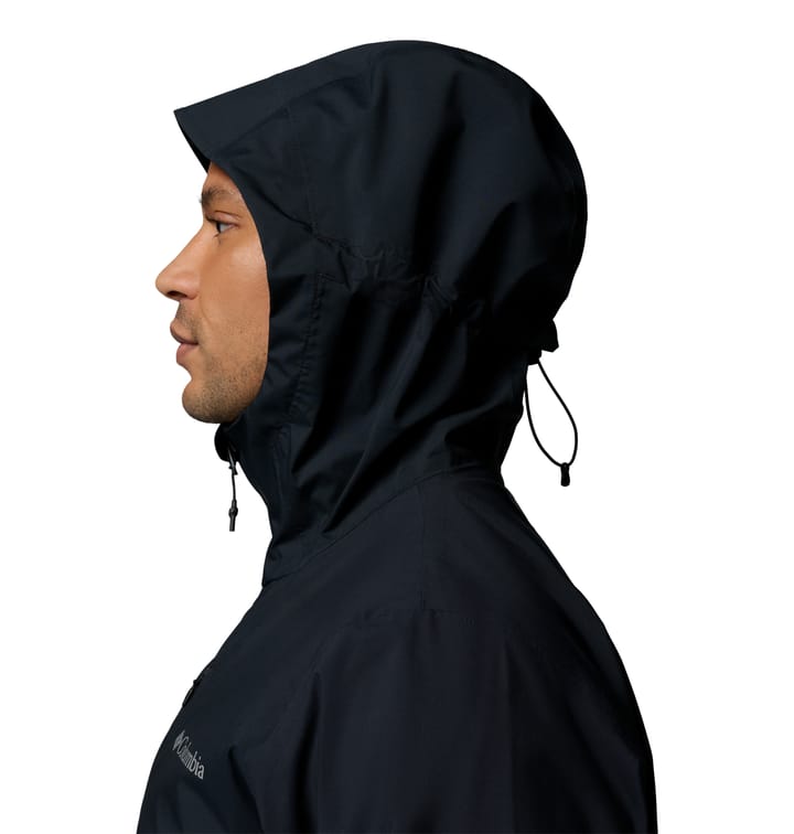 Columbia Men's Trailborne 2.5L Packable Waterproof Jacket Black Columbia