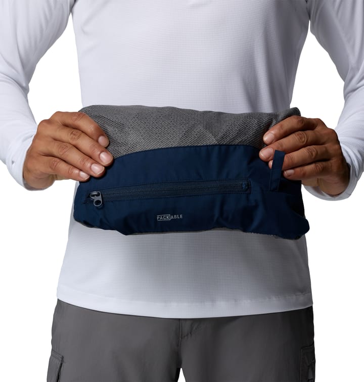 Columbia Men's Trailborne 2.5L Packable Waterproof Jacket Collegiate Navy Columbia