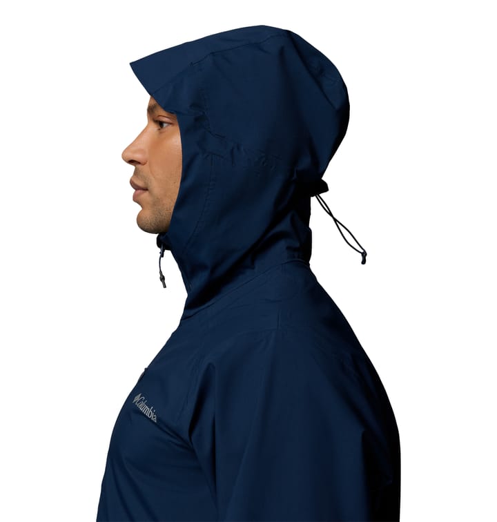 Columbia Men's Trailborne 2.5L Packable Waterproof Jacket Collegiate Navy Columbia