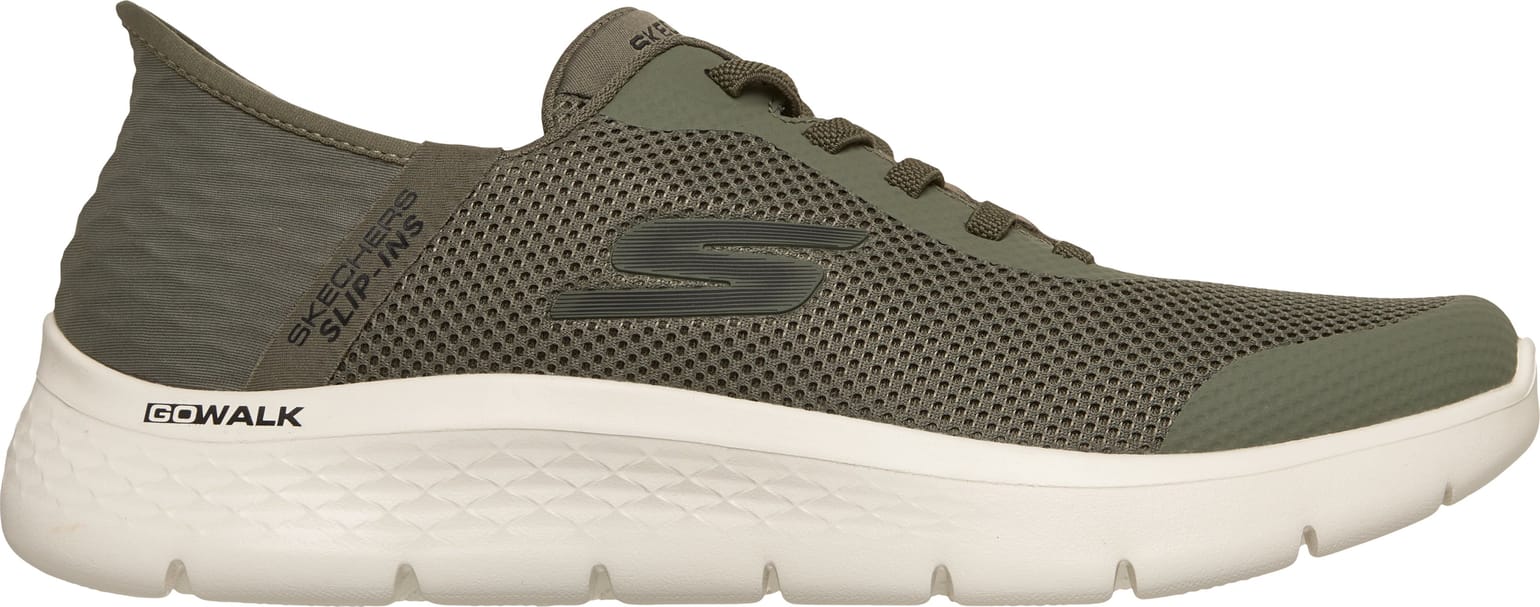Skechers Men's Go Walk Flex - Hands Up Olive