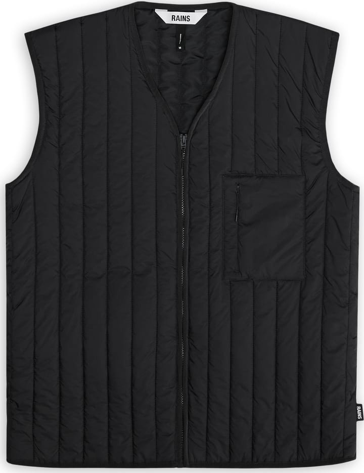 Rains Unisex Banja Liner Vest T1 Black Rains