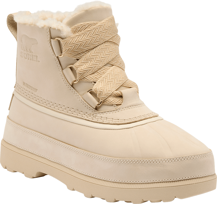 Sorel Ambler Fireside Chukka Wp Bleached Ceramic, Warm Gold Sorel