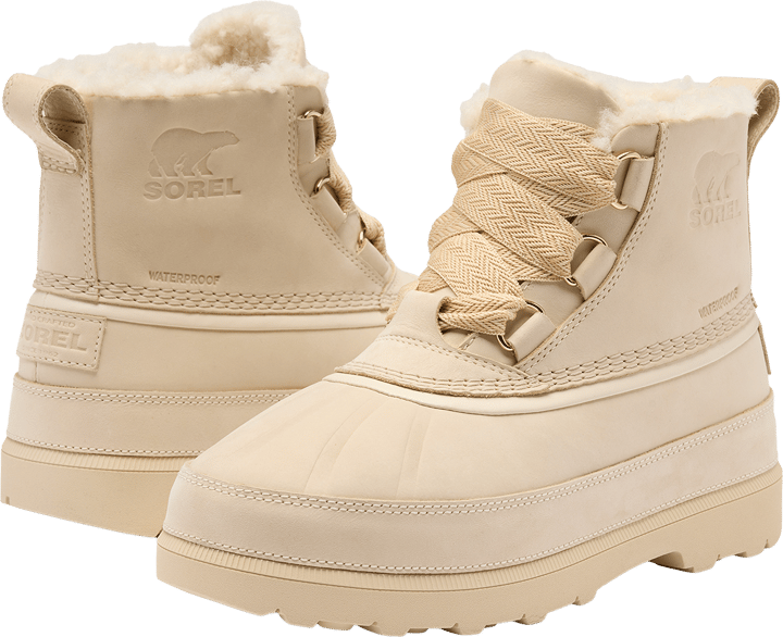 Sorel Ambler Fireside Chukka Wp Bleached Ceramic, Warm Gold Sorel
