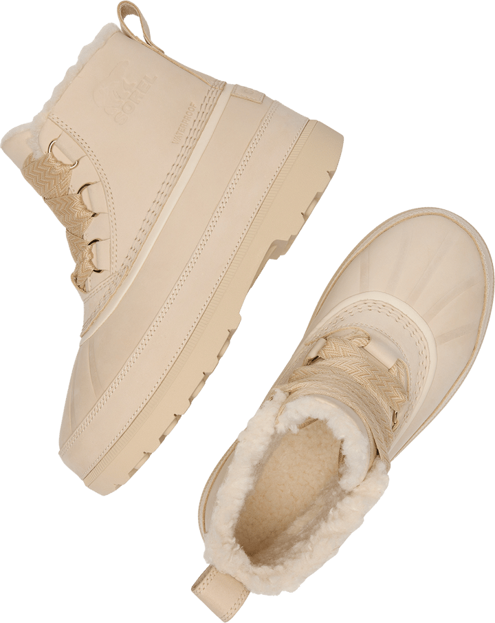 Sorel Ambler Fireside Chukka Wp Bleached Ceramic, Warm Gold Sorel
