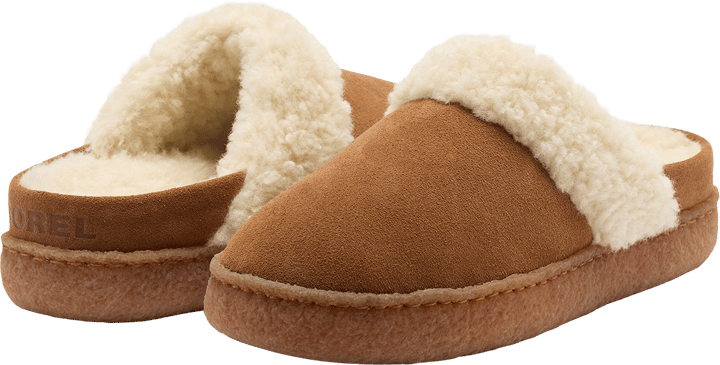 Sorel Nakiska Iii Slide Velvet Tan, Gum 2 Sorel