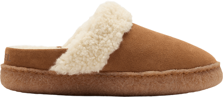 Sorel Nakiska Iii Slide Velvet Tan, Gum 2 Sorel