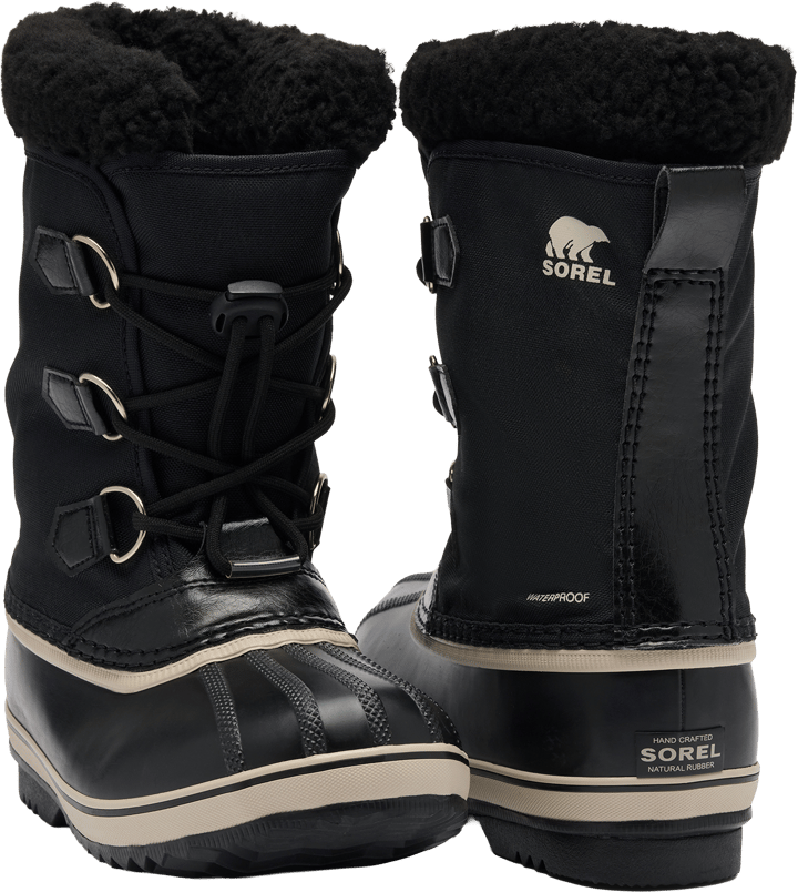 Sorel Big Kids Yoot Pac Nylon Wp Black, Black Sorel