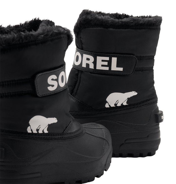 Sorel Kid´s Little Kids Snow Commander Black, Sea Salt Sorel