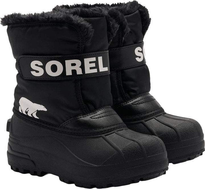 Sorel Kid´s Little Kids Snow Commander Black, Sea Salt Sorel