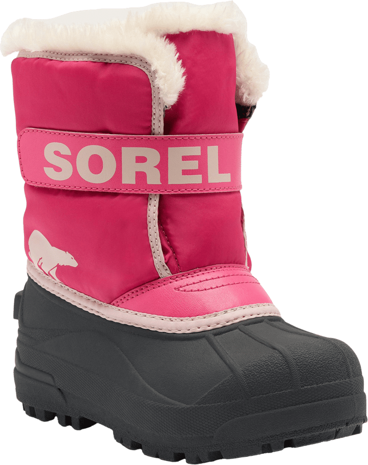 Sorel Little Kids Snow Commander Ultra Pink, Pink Salt Sorel