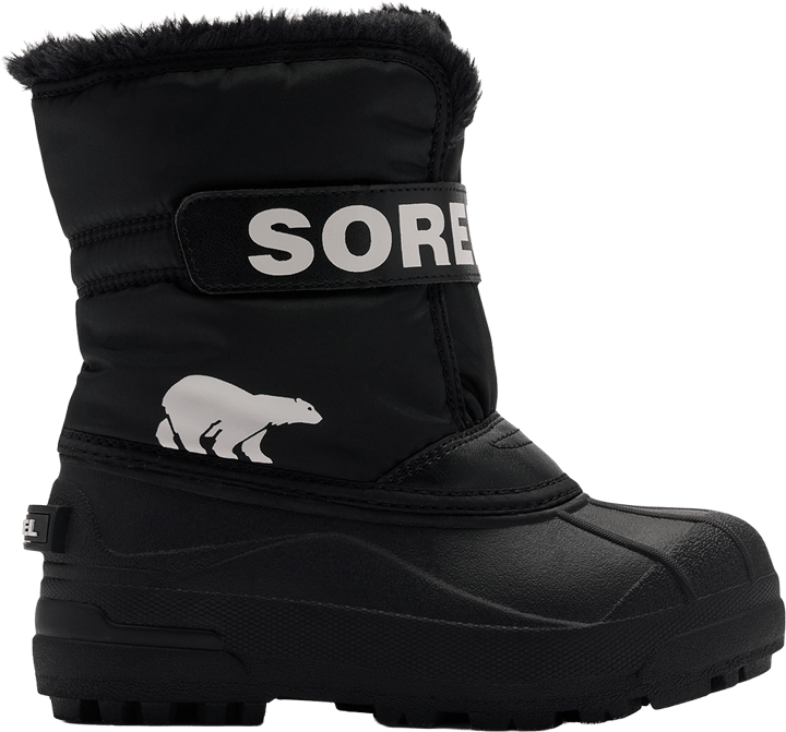 Sorel Kid´s Toddler Snow Commander Black, Sea Salt Sorel