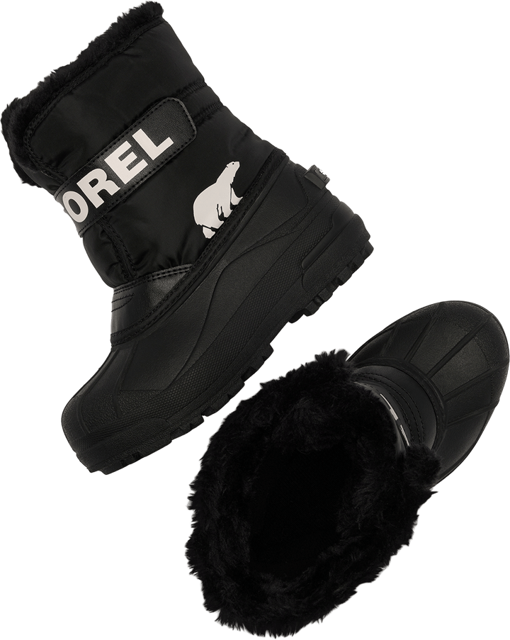 Sorel Kid´s Toddler Snow Commander Black, Sea Salt Sorel