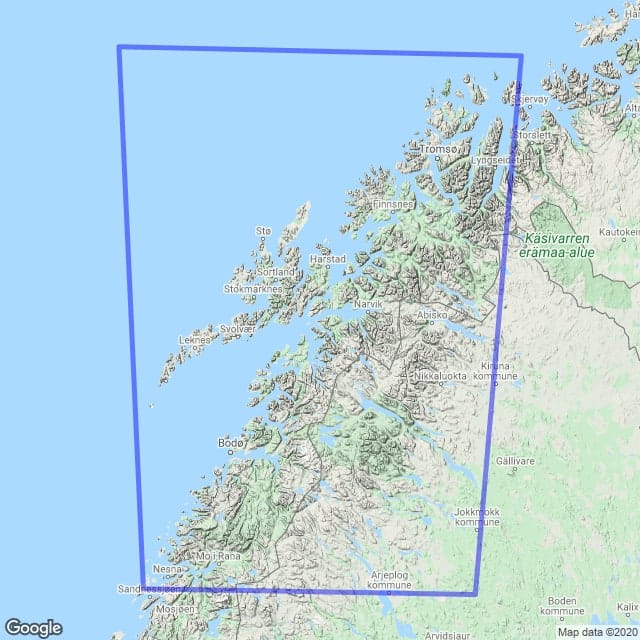 Nordeca Veikart Nord-Norge Sør 1:500 000 Veikart 1:500 000 Ugland IT